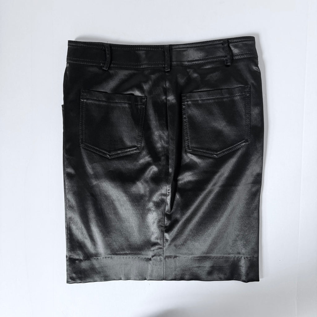 Vintage Blumarine Satin Midi Skirt