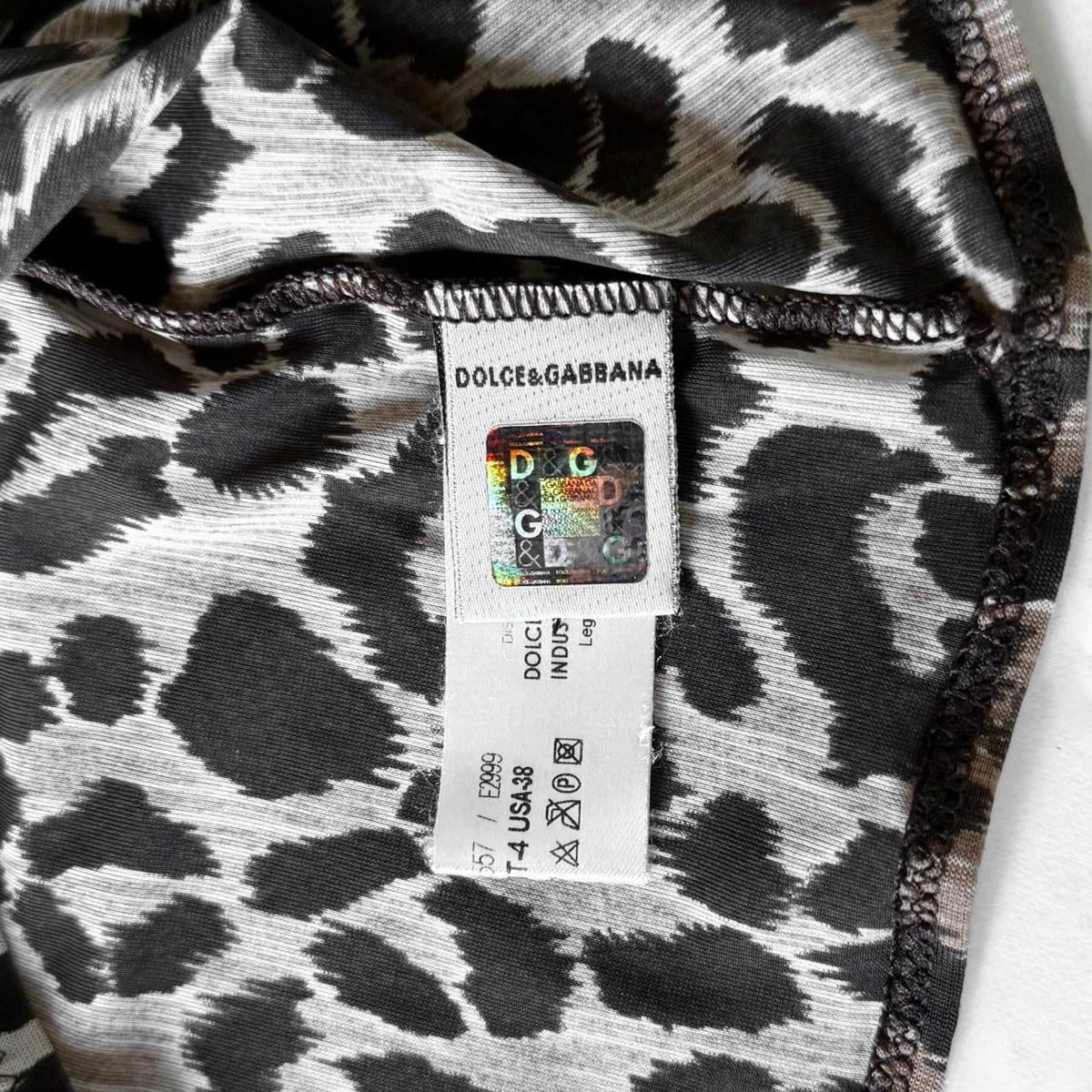 Dolce & Gabbana Leopard Print Tank Top