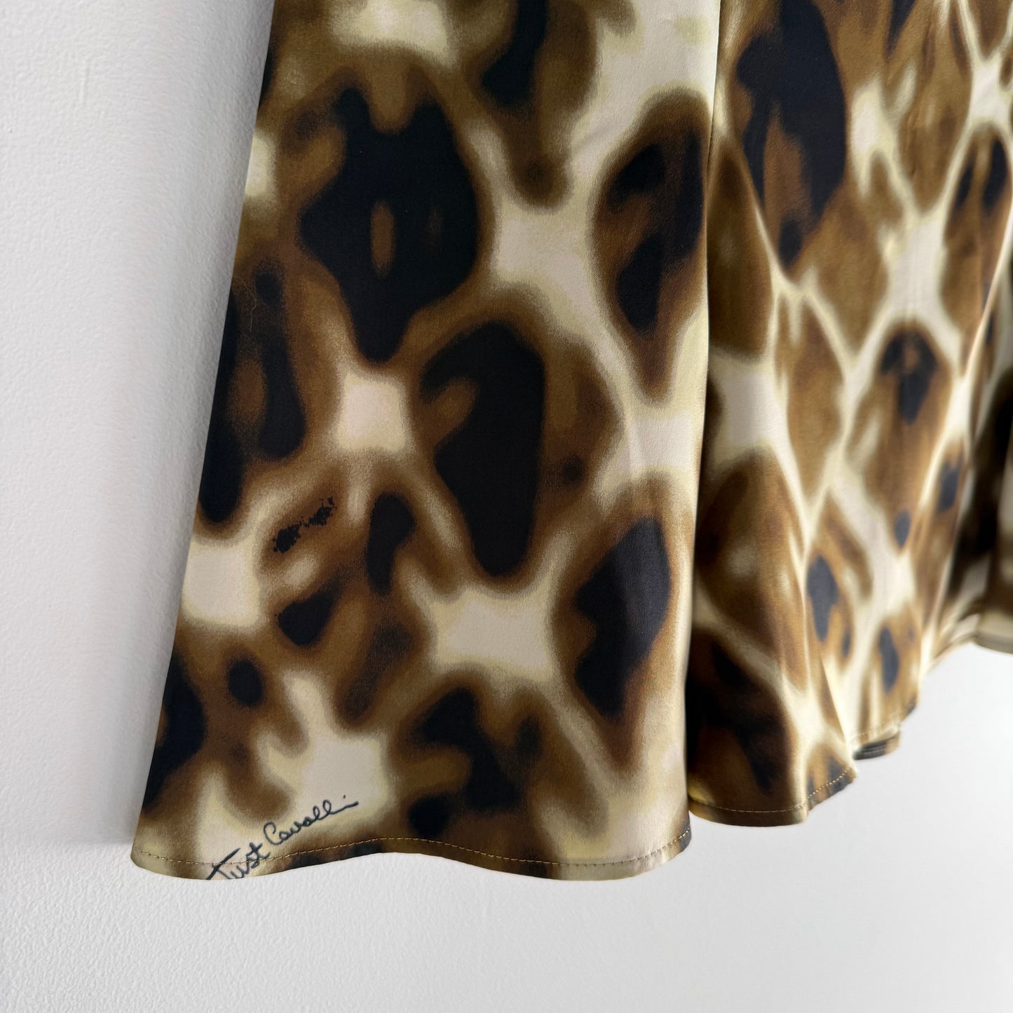 Vintage Cavalli Leopard Skirt