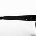 90’s Gianni Versace Black Oval Sunglasses