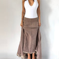 Vintage Roberto Cavalli Linen Skirt