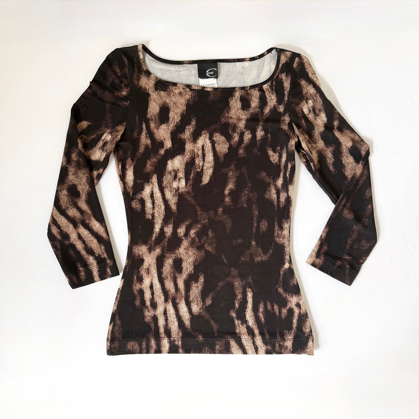 Vintage Cavalli 3/4 Sleeve Top