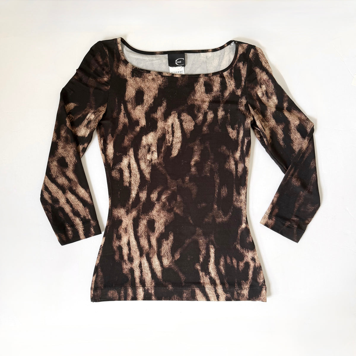 Vintage Cavalli 3/4 Sleeve Top