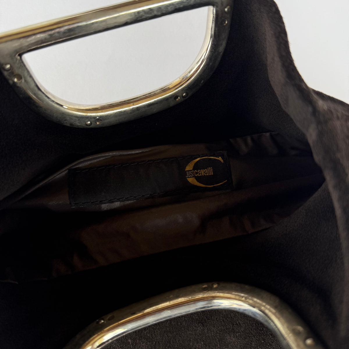 Vintage Cavalli Suede Clutch