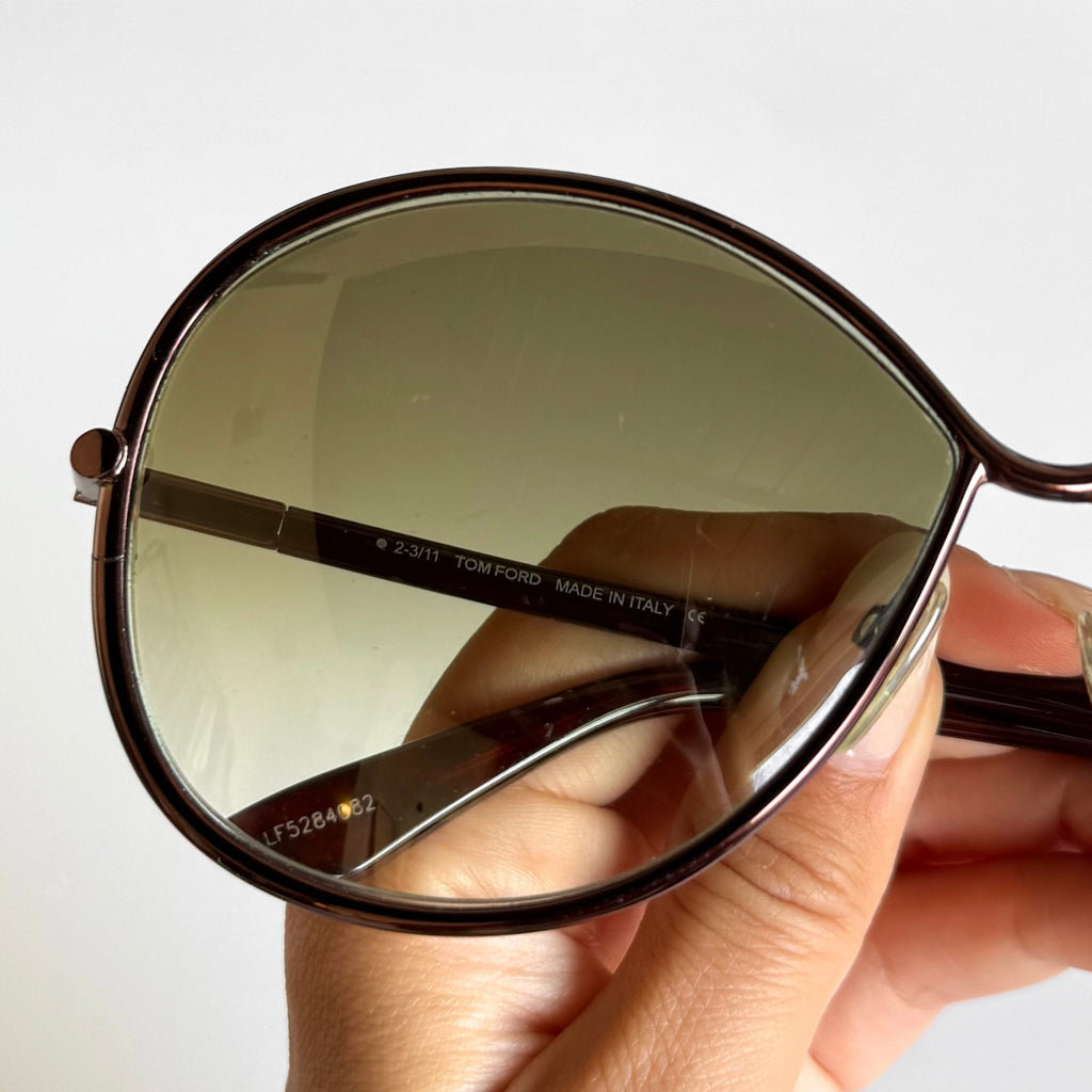 Tom Ford Iris Oversized Gradient Sunglasses