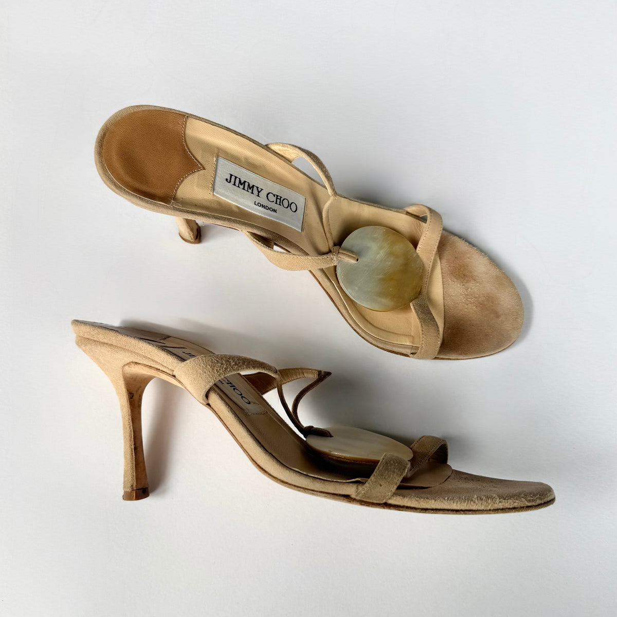 Vintage Jimmy Choo Seashell Heels