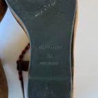 Vintage Miu Miu Wedge Sandal Heels (36)