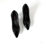 Prada Leather Kitten Heel Pumps (37.5)