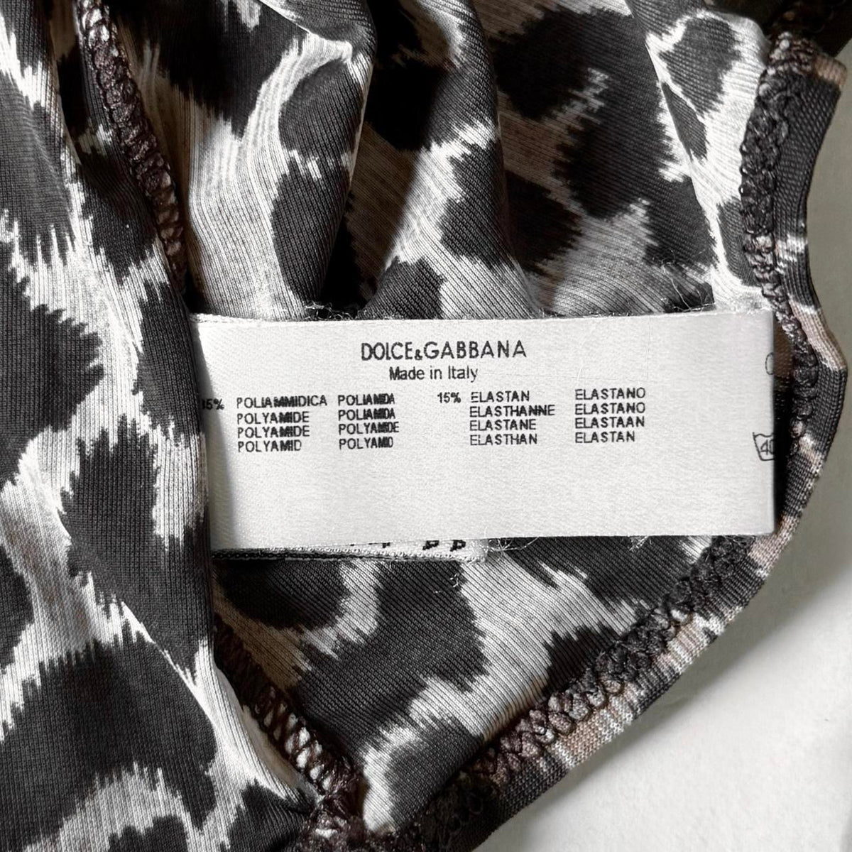 Dolce & Gabbana Leopard Print Tank Top