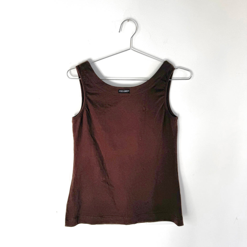 Vintage Dolce & Gabbana Monte Carlo Graphic Tank Top