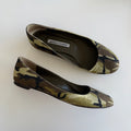 Manolo Blahnik Camo Flats