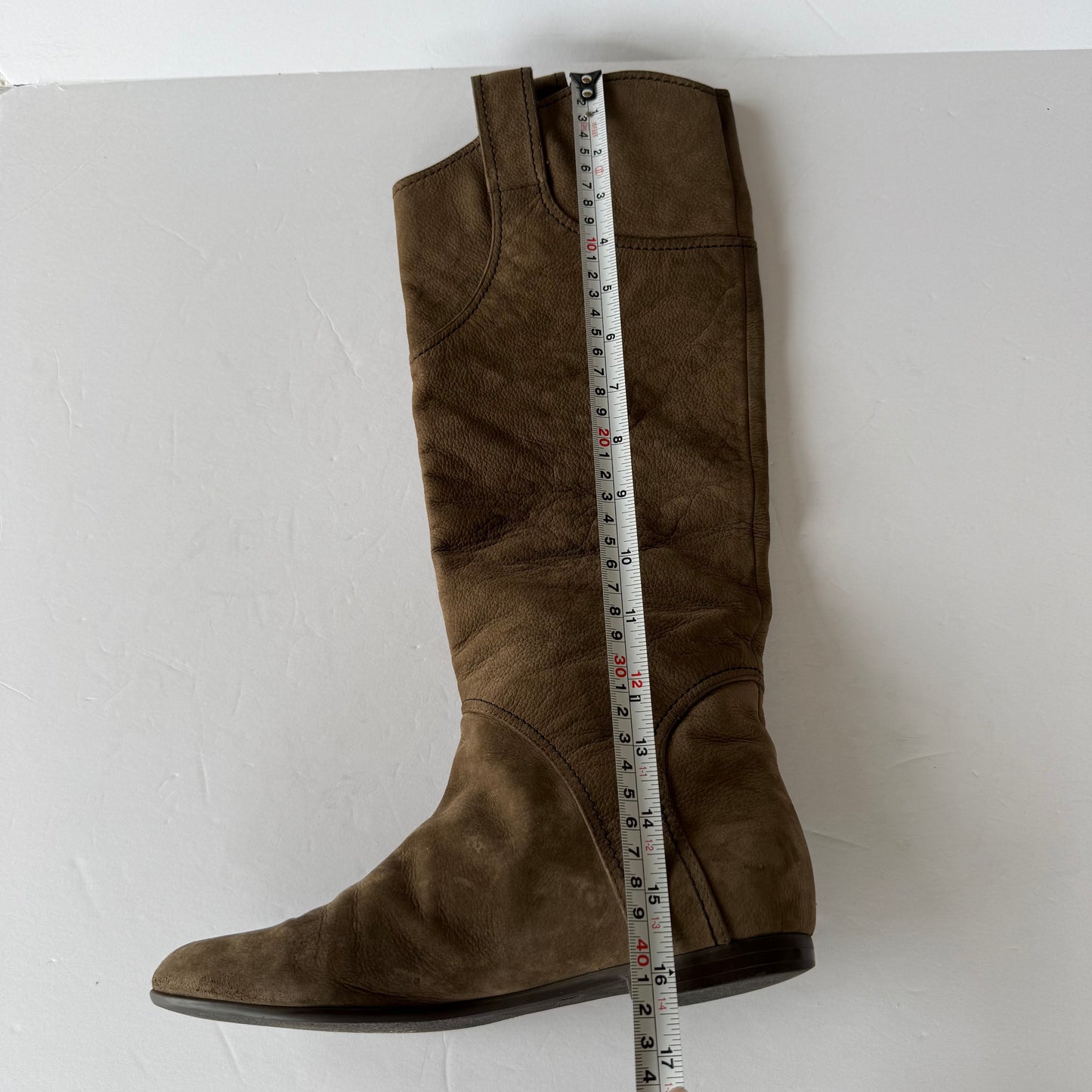 Vintage Giuseppe Zanotti Suede Knee High Boots (36)