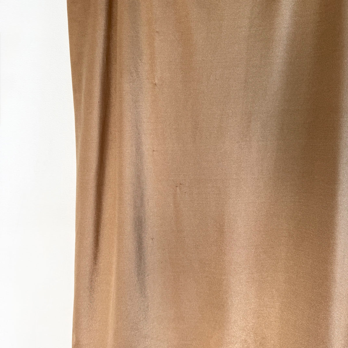 Vintage La Perla Gold Satin Slip Midi Skirt