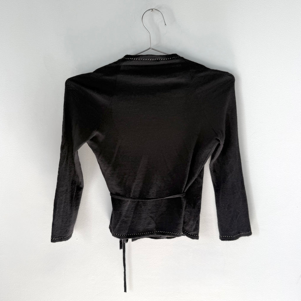 Vintage Cashmere Wrap Top