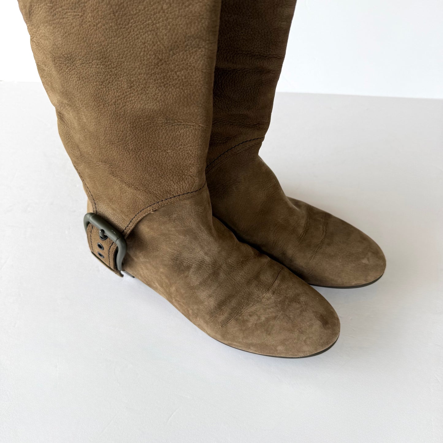 Vintage Giuseppe Zanotti Suede Knee High Boots (36)