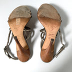 Vintage Giuseppe Zanotti Metallic Strappy Heels (36.5)