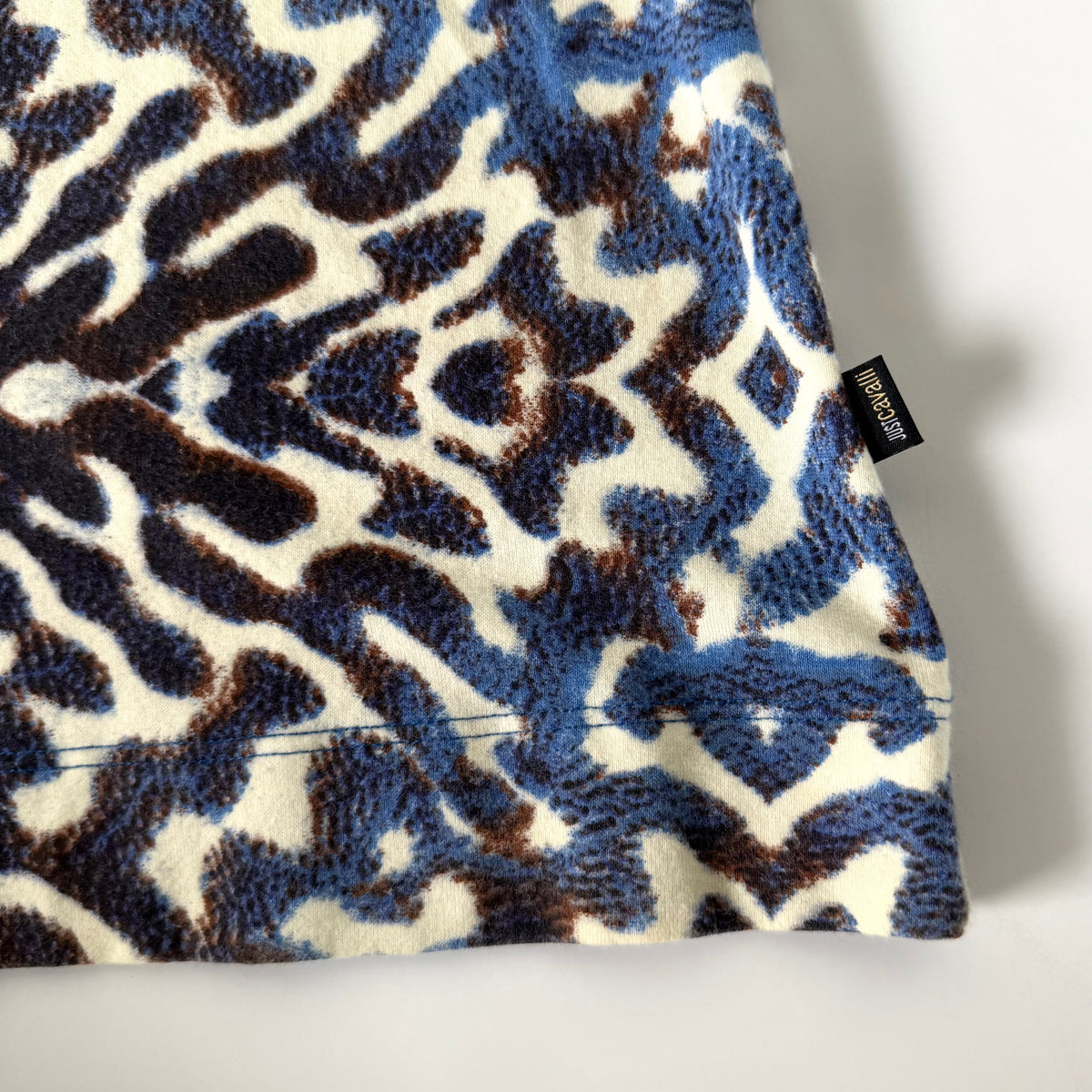 Vintage Just Cavalli Animal Print 3/4 Sleeves Top