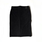 Calvin Klein Black Suede Midi Skirt