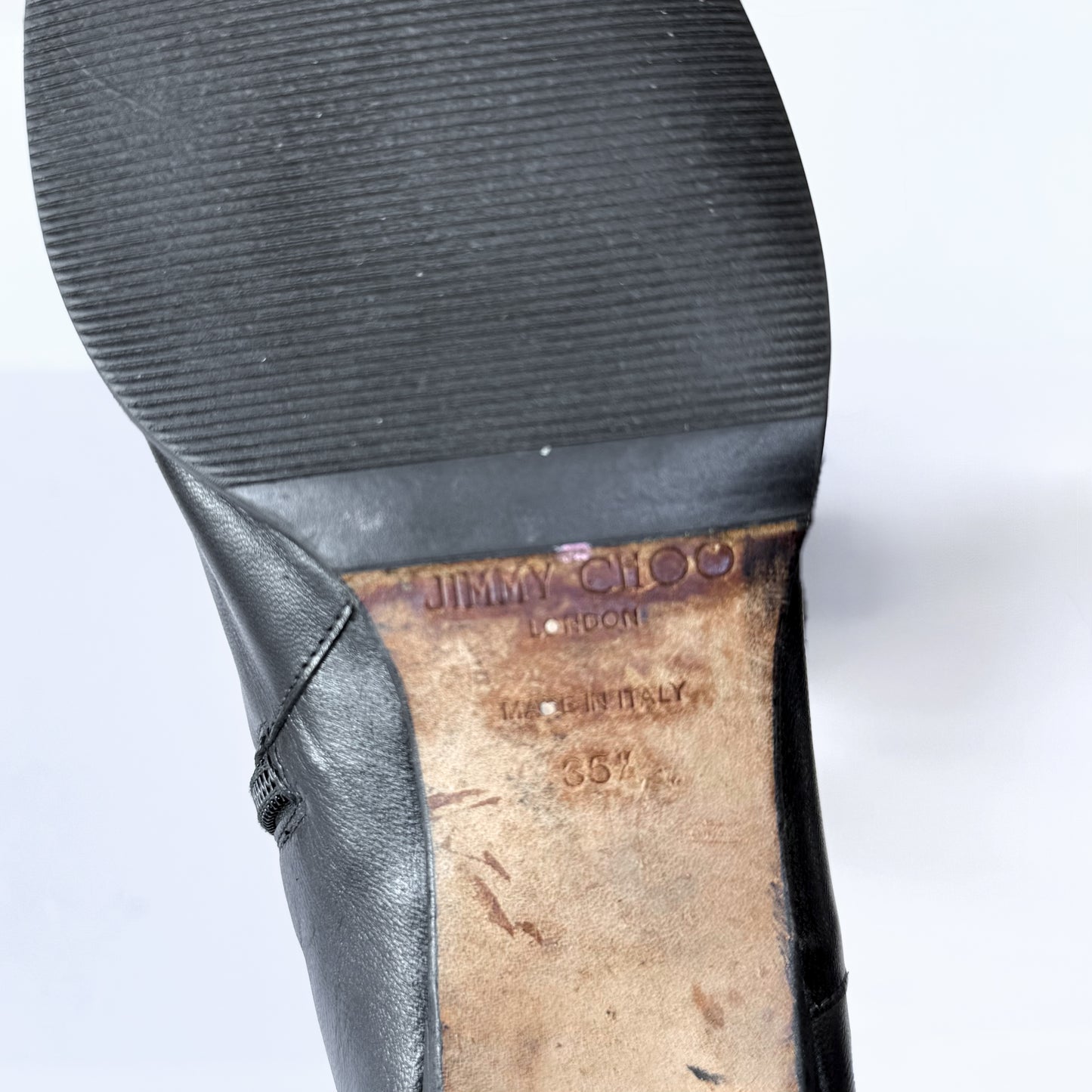 Vintage Jimmy Choo Leather Boots (35.5)