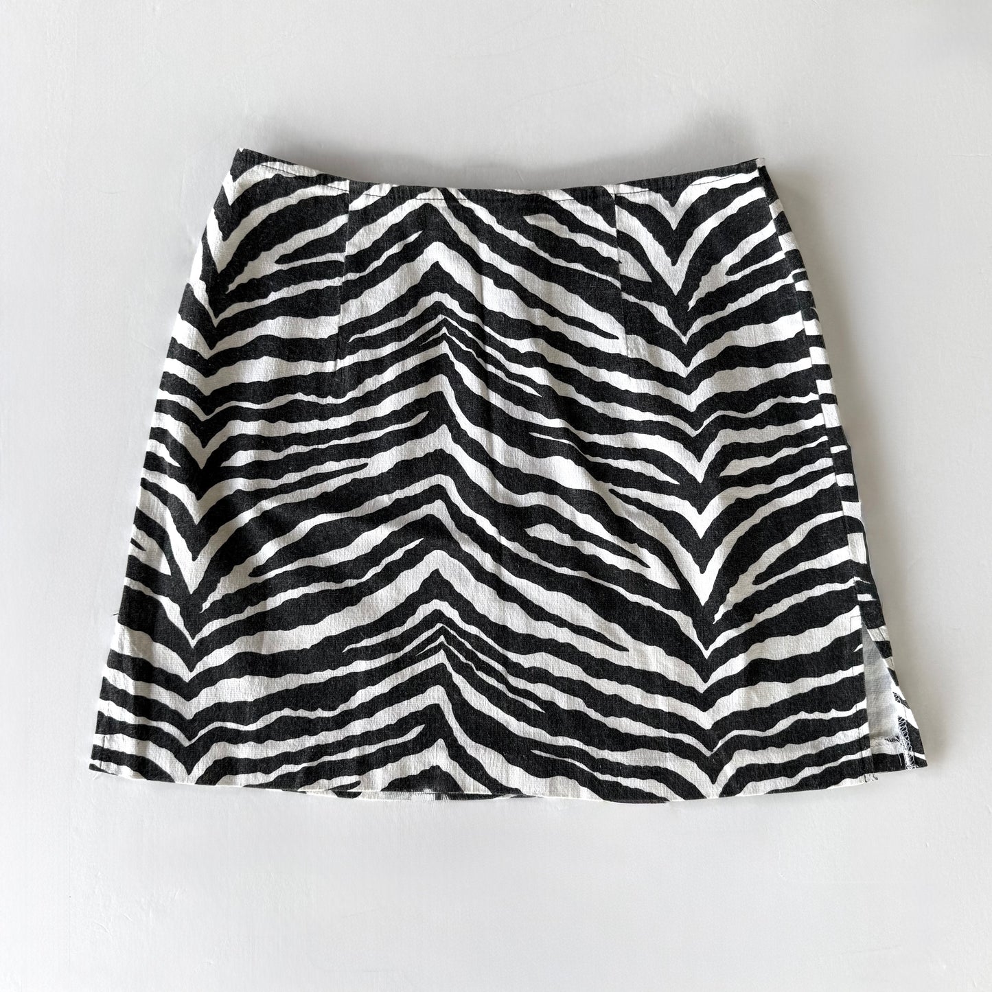 Vintage 90’s Zebra Print Mini Skirt