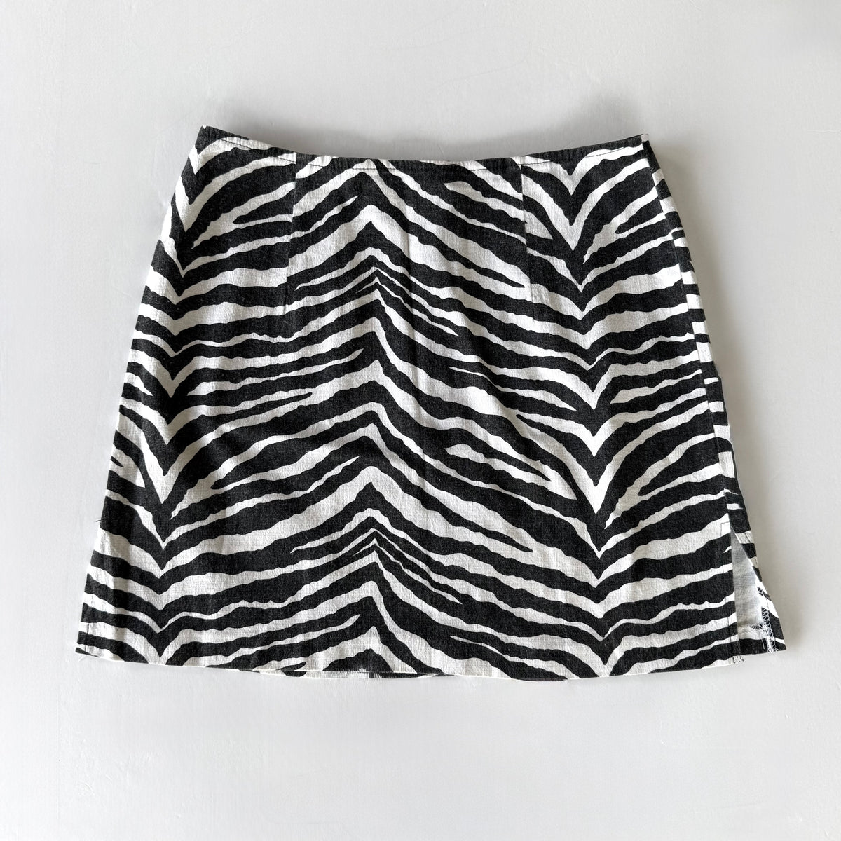 Vintage 90’s Zebra Print Mini Skirt