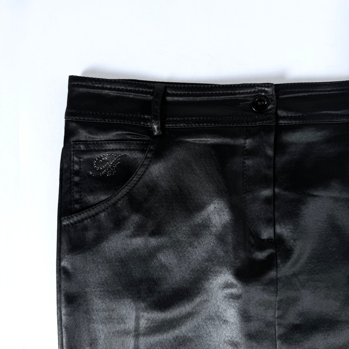 Vintage Blumarine Satin Midi Skirt
