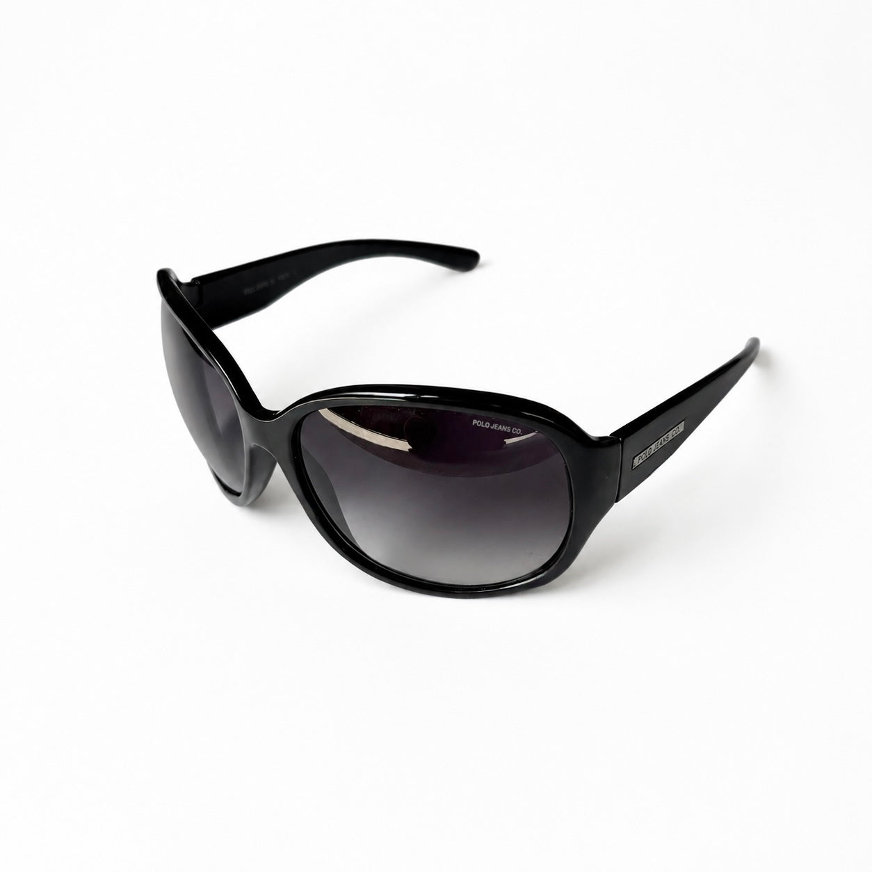 Vintage Polo Ralph Lauren Black Oversized Sunglasses