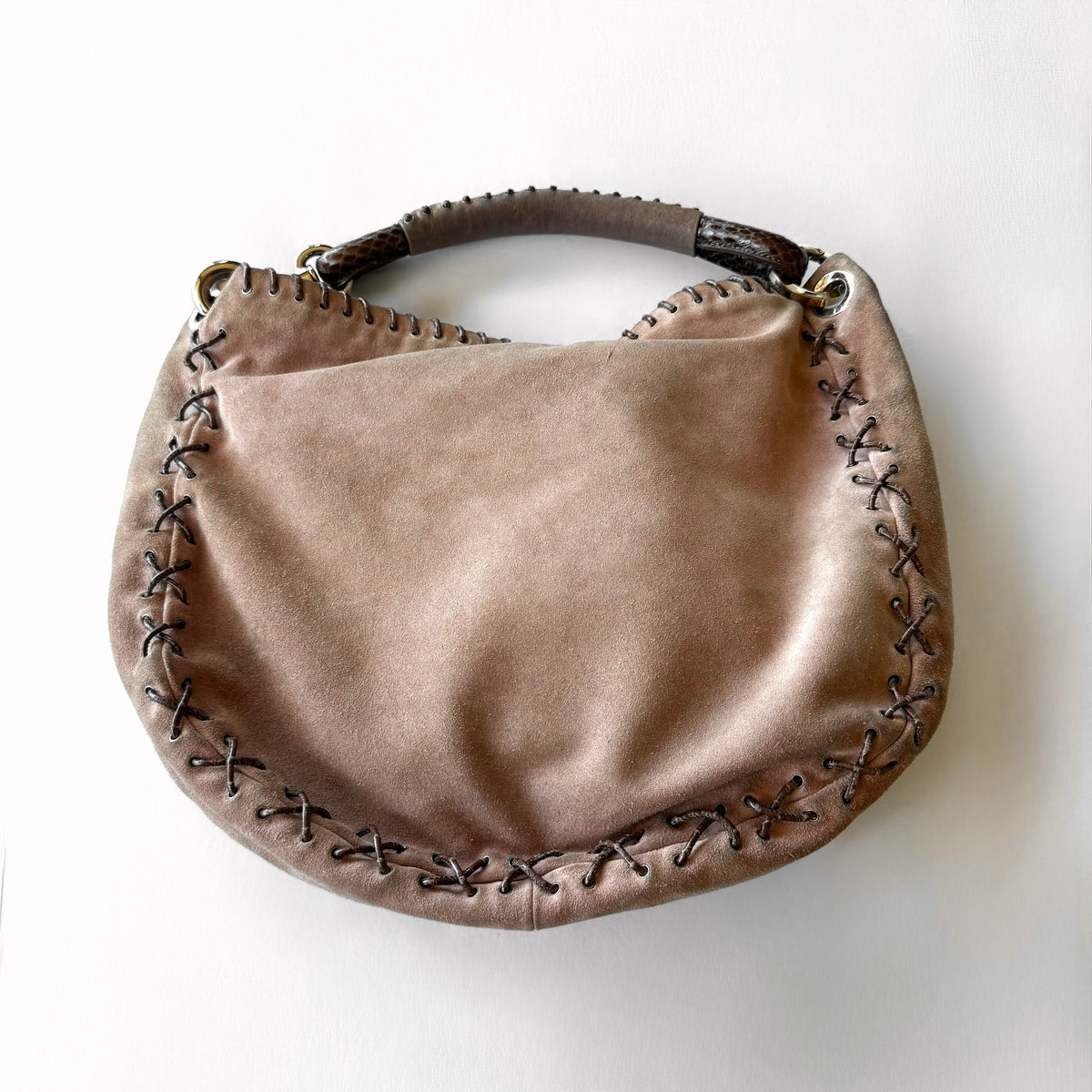 Jimmy Choo Suede Shoulder Bag