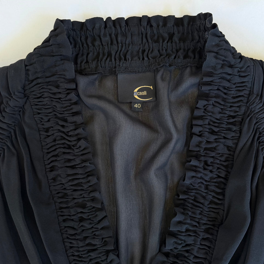 Vintage Cavalli Sheer Ruched Blouse