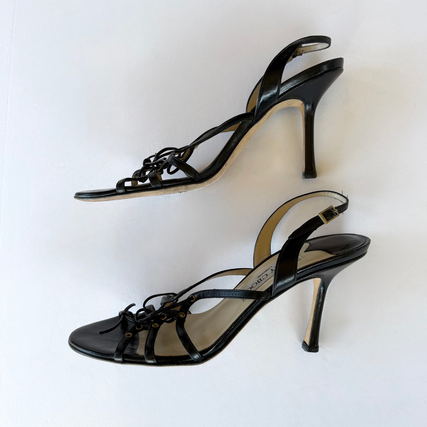 Jimmy Choo Lace Up Slingback Heels (39.5)