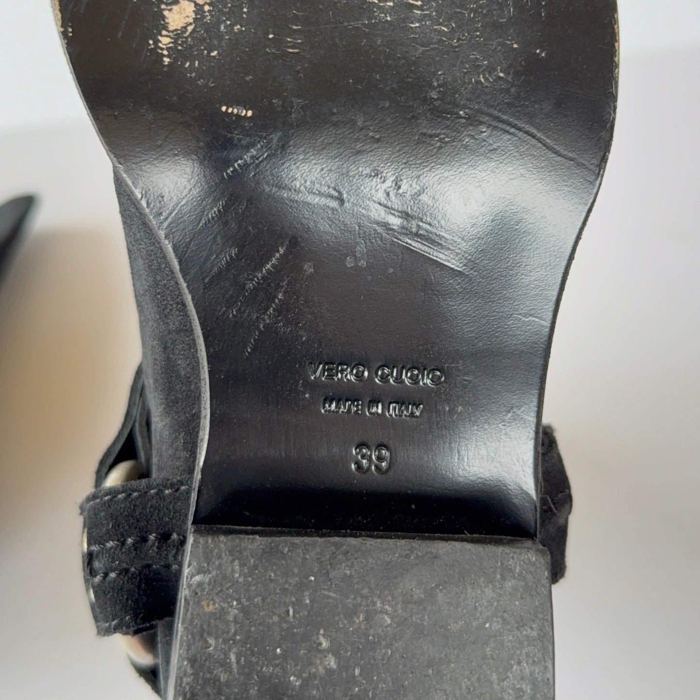 Vintage Giuseppe Zanotti Suede Harness Boots (39)