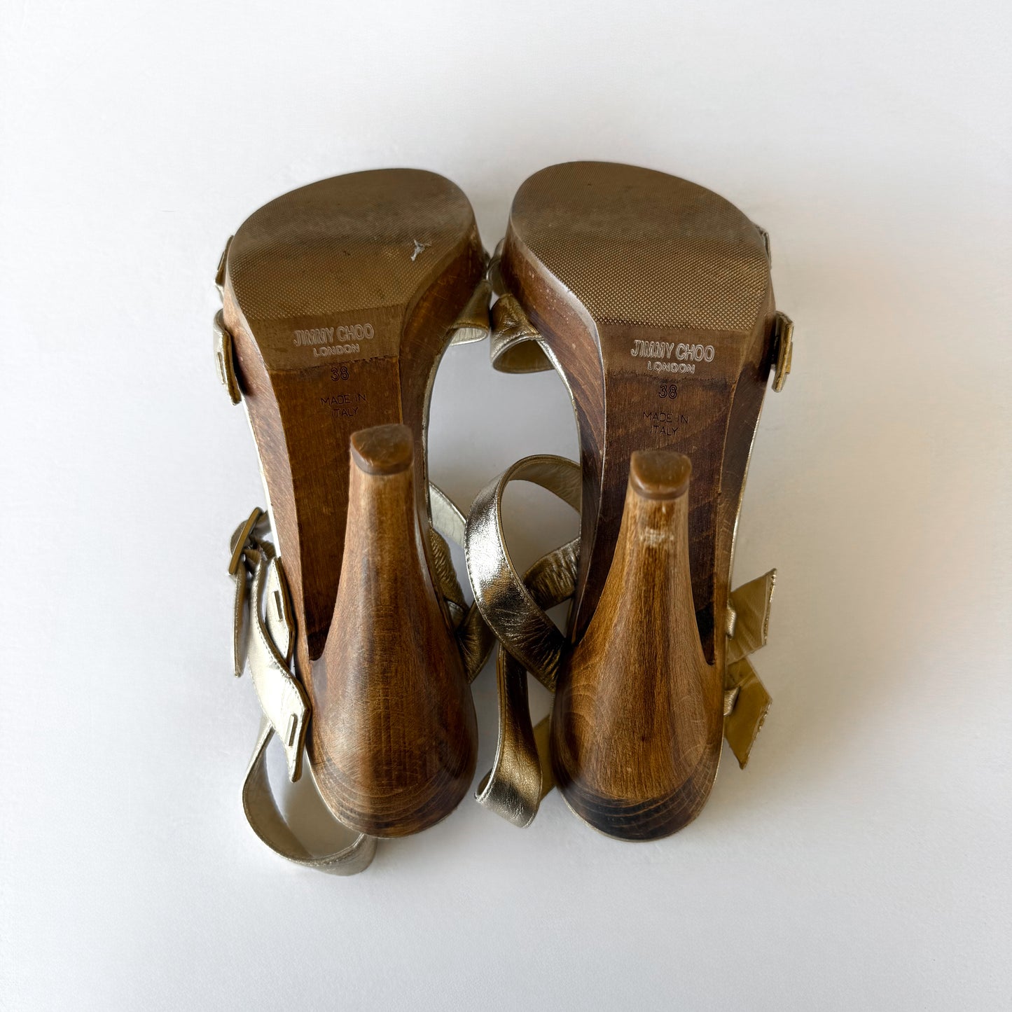 Vintage Jimmy Choo Sandal Heels (38)