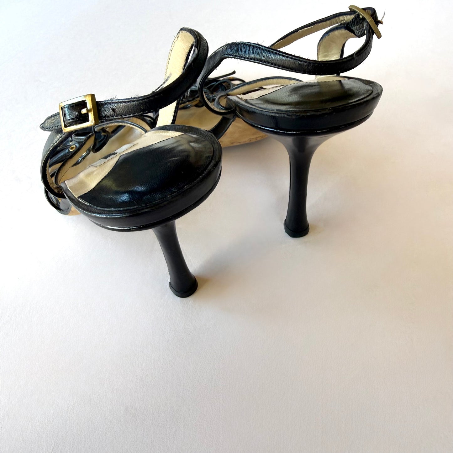 Jimmy Choo Lace Up Slingback Heels (39.5)