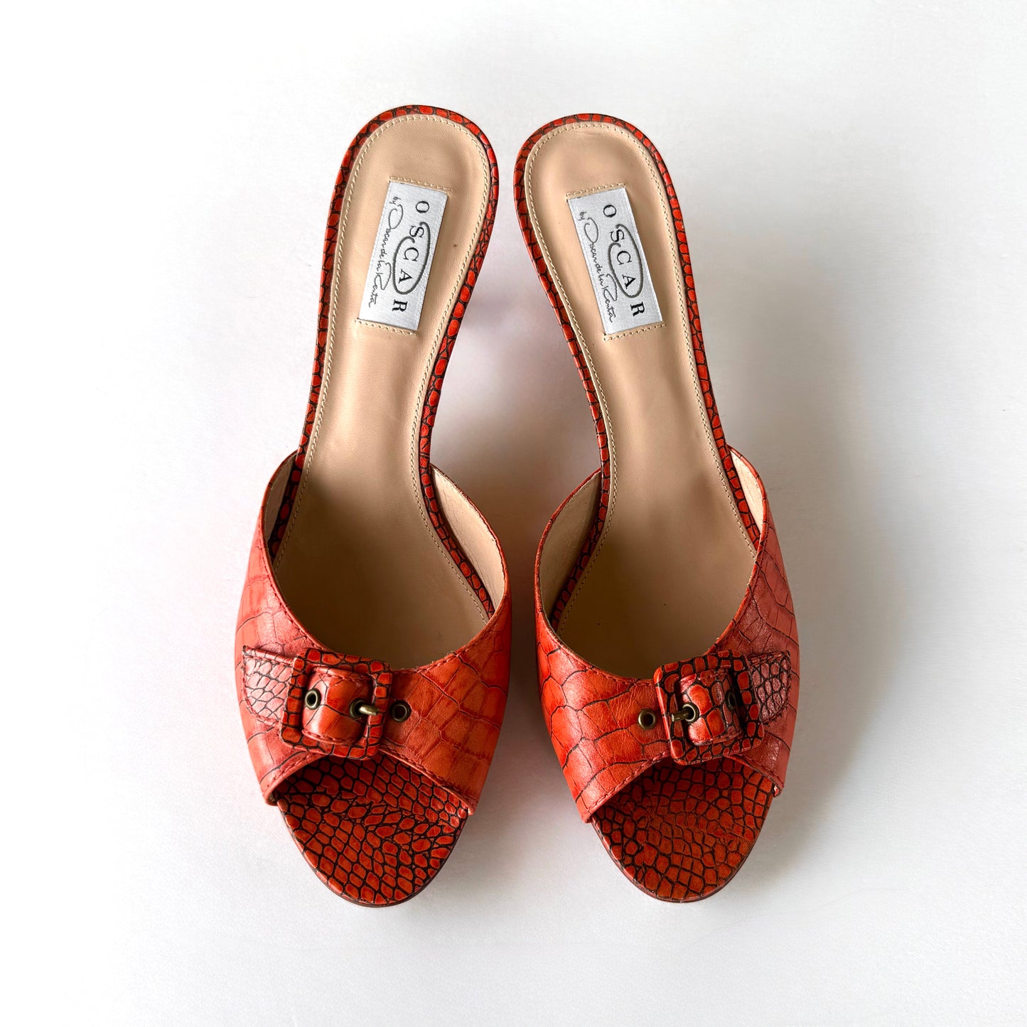 Vintage Oscar De La Renta Sandal Heels (8.5)