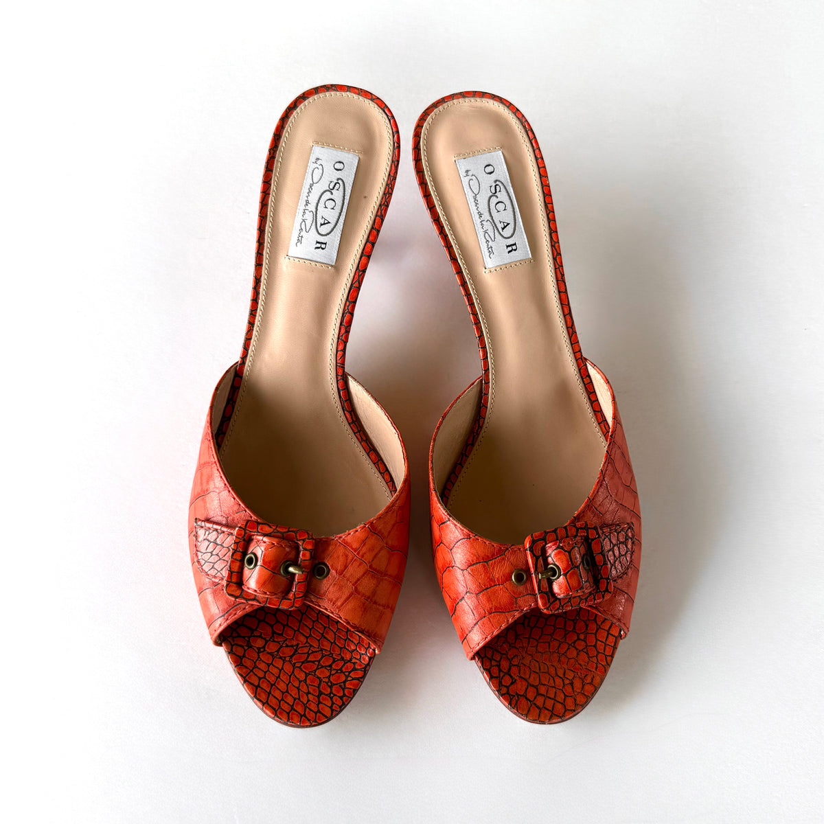 Vintage Oscar De La Renta Sandal Heels (8.5)