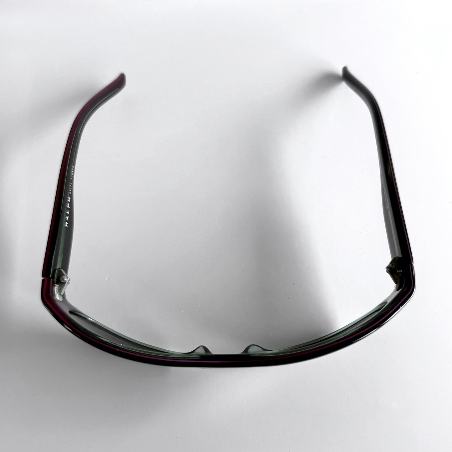 Vintage Ralph Lauren Black Slim Wrap Sunglasses