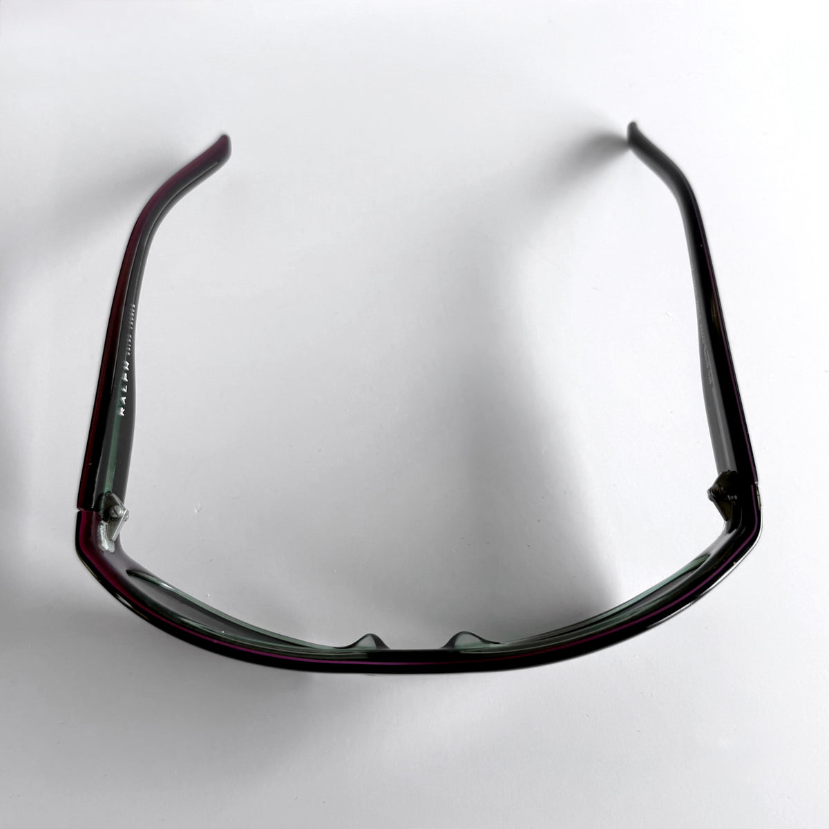 Vintage Ralph Lauren Black Slim Wrap Sunglasses