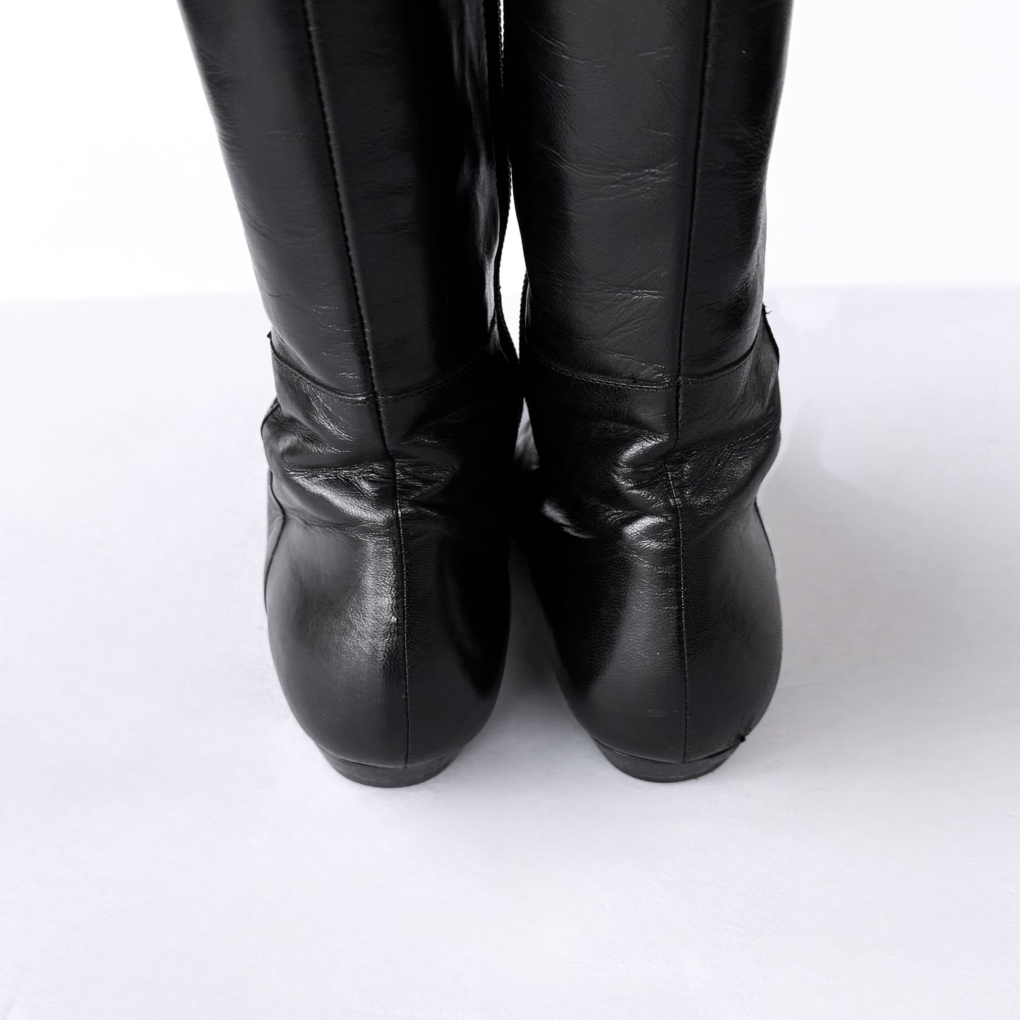 Vintage Jimmy Choo Leather Boots (35.5)