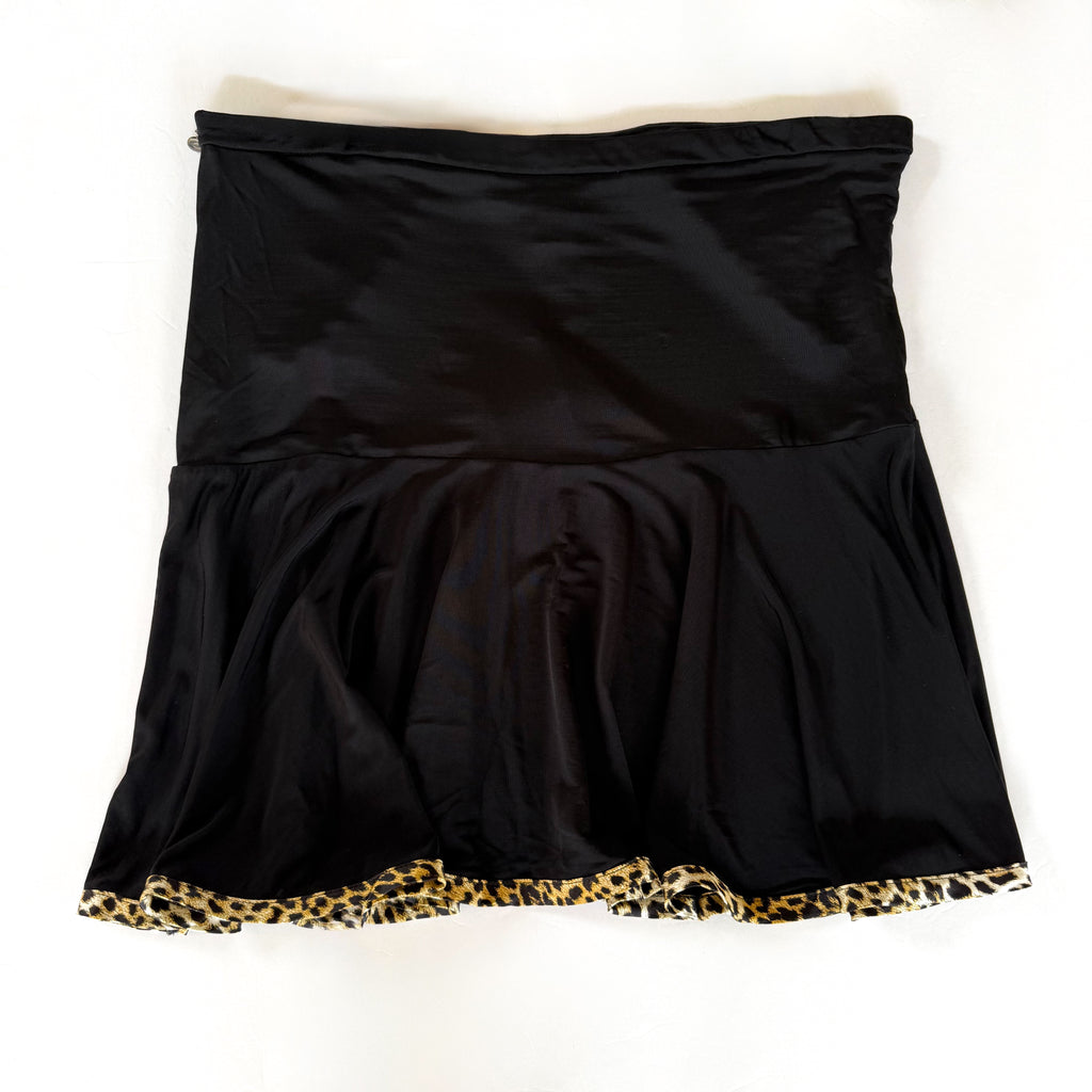 Just Cavalli Leopard Trim Mini Skirt