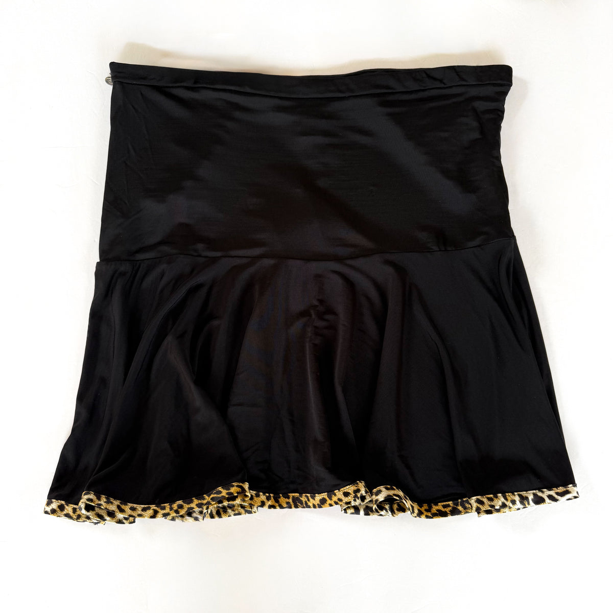 Just Cavalli Leopard Trim Mini Skirt