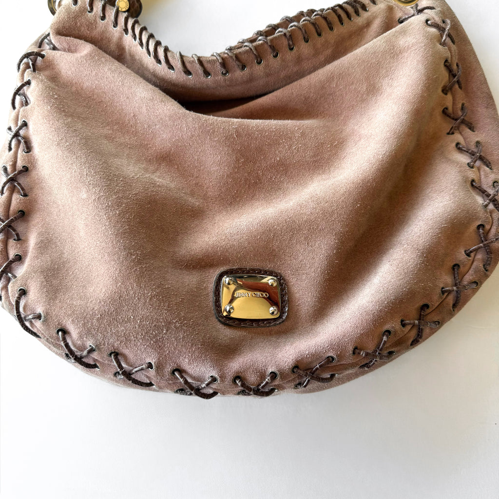 Jimmy Choo Suede Shoulder Bag