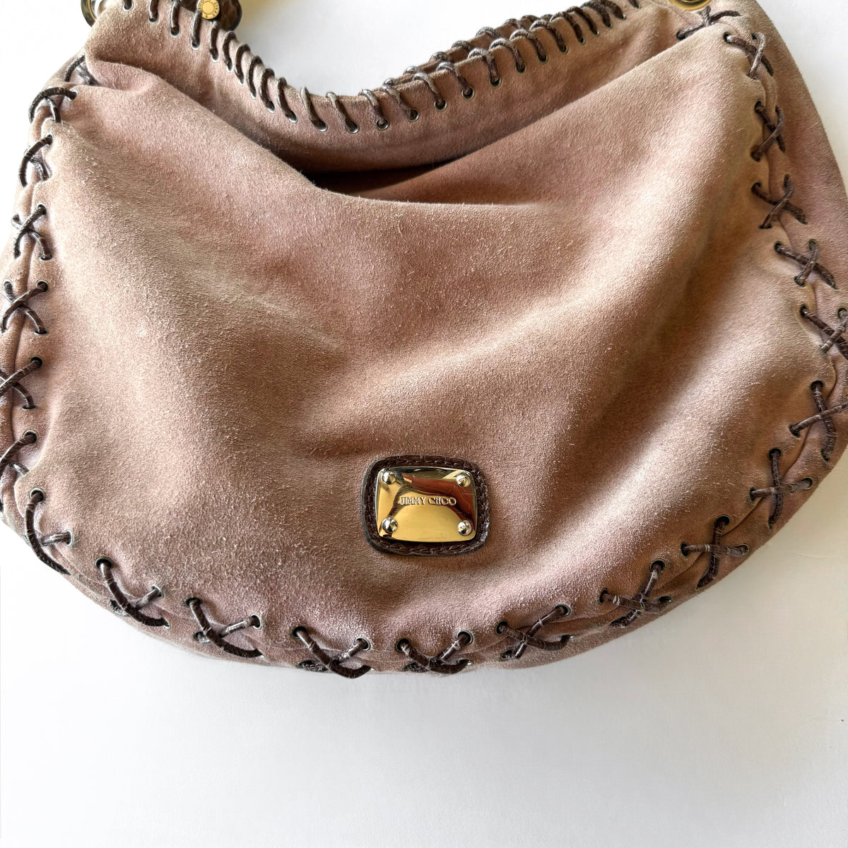 Jimmy Choo Suede Shoulder Bag