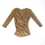 Max Mara Deep V Wrap Top