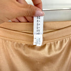 Vintage La Perla Gold Satin Slip Midi Skirt