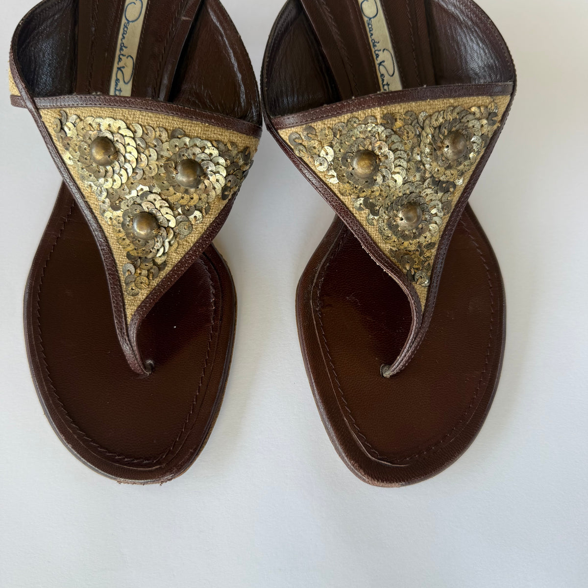 Oscar De La Renta Sandal Heels (39.5)
