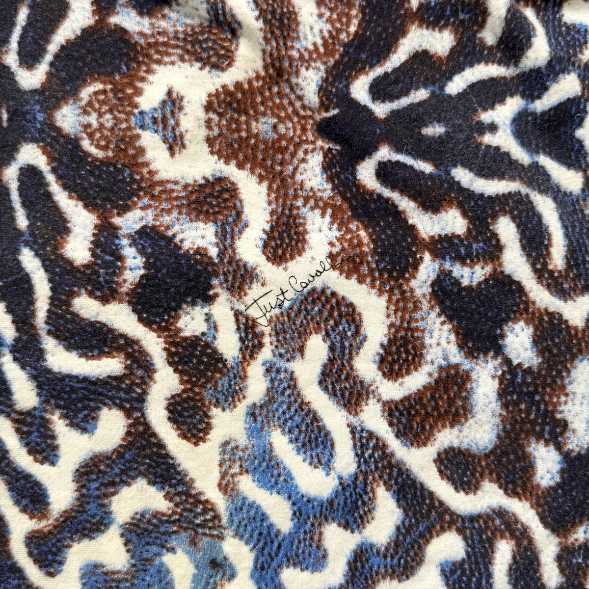 Vintage Just Cavalli Animal Print 3/4 Sleeves Top