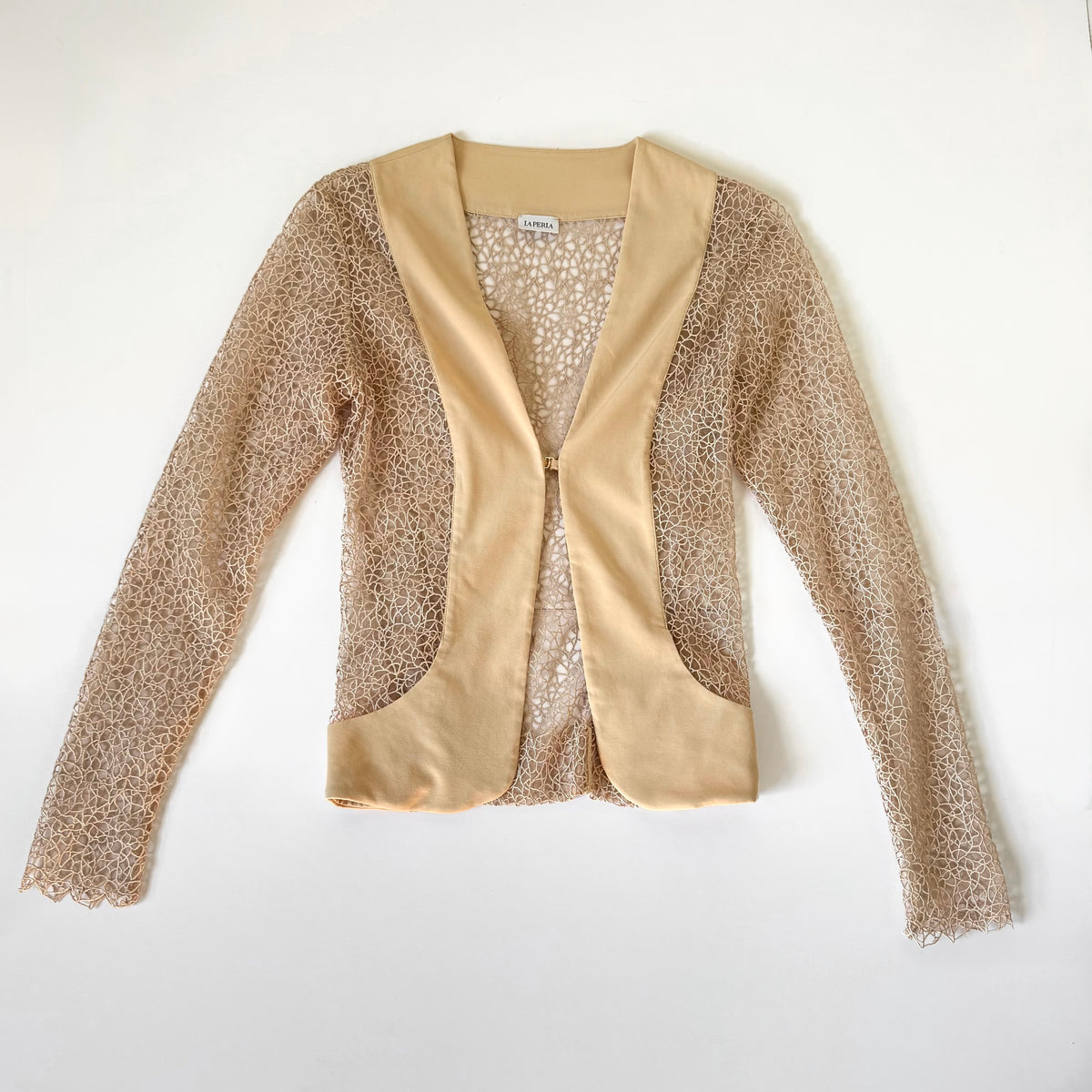 Vintage La Perla Silk Lace Jacket