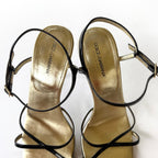 Vintage Dolce & Gabbana Black Minimalist Strappy Heels