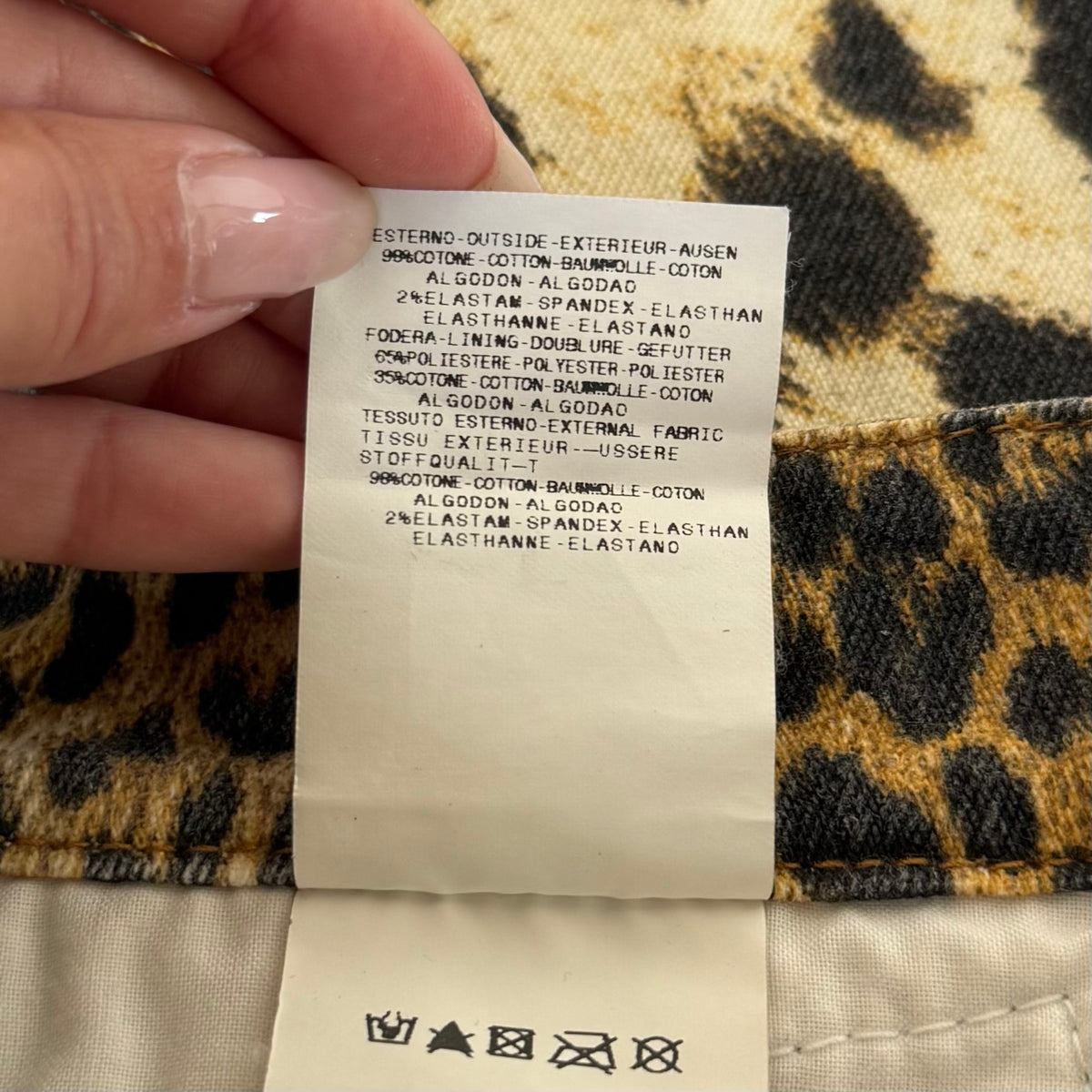 Vintage Cavalli Cheetah Print Midi Skirt