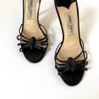 Vintage Jimmy Choo Black Sandal Heels (37.5)